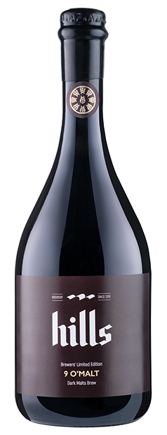 Hills 9o'malt bottle